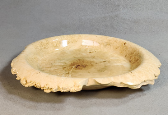 Handmade Wooden Bowl / Maple Burl Wood